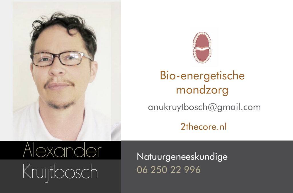 Alexander Kruijtbosch Bio-energetische mondzorg
